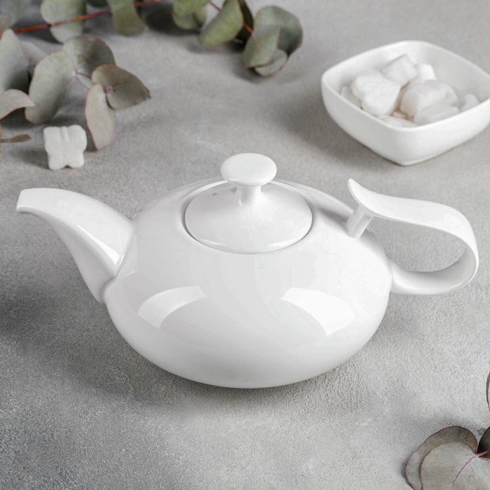 Чайник фарфоровый заварочный Wilmax, 450 мл, цвет белый чайник фарфоровый заварочный wilmax 800 мл цвет белый