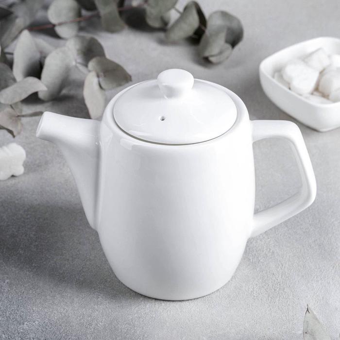 Чайник фарфоровый заварочный Wilmax, 650 мл, цвет белый чайник фарфоровый заварочный wilmax olivia классика 1 75 л цвет белый