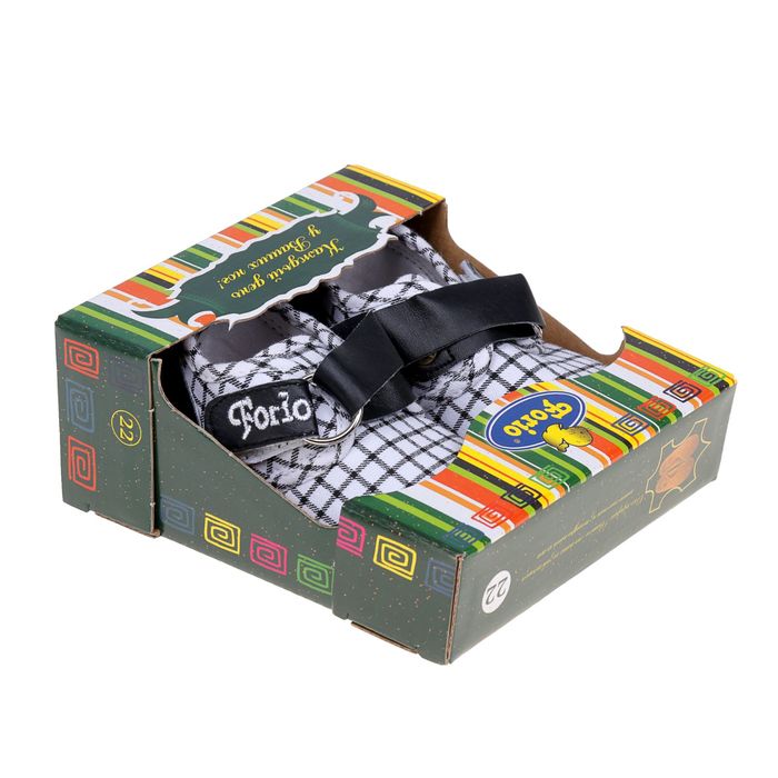 Кеды детские Forio, цвет чёрный, размер 21 (арт. 738-1005)