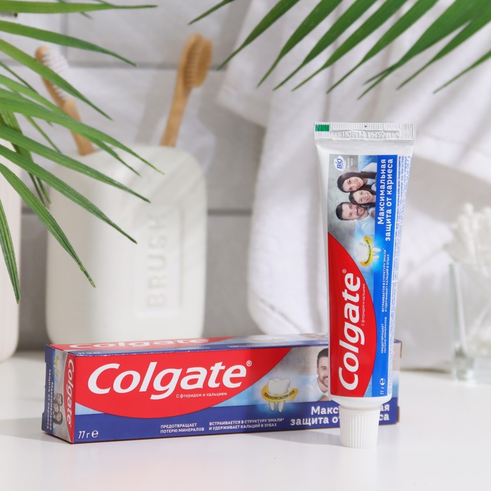 фото Зубная паста colgate «максимальная защита от кариеса», свежая мята, 50 мл