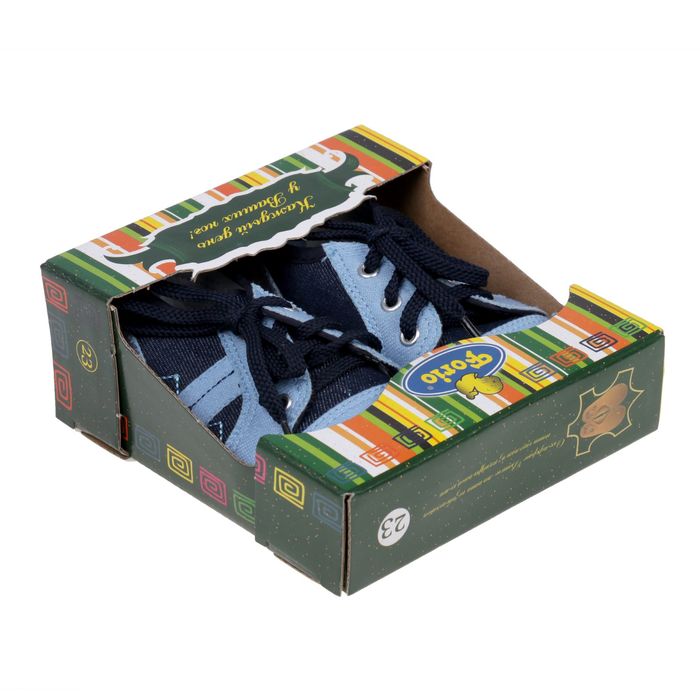 Кеды детские Forio, цвет синий, размер 21 (арт. 738-1032)