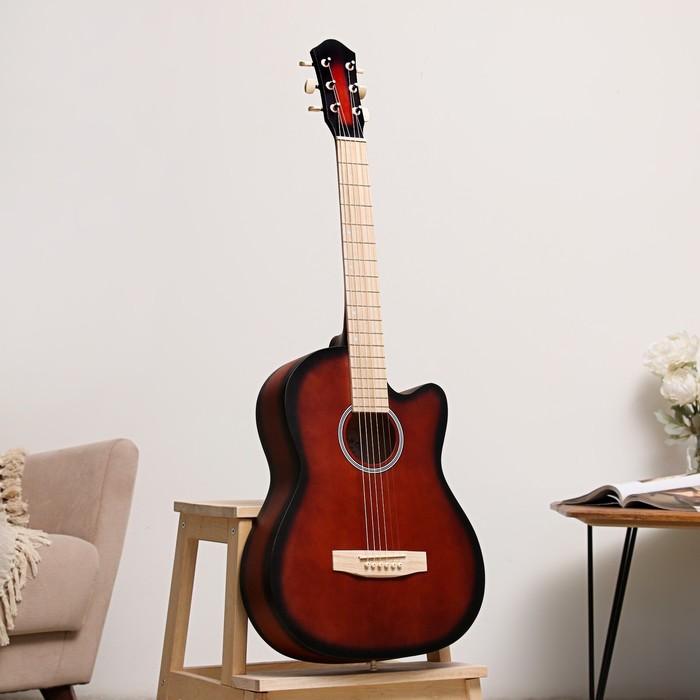 Акустическая гитара 6 струнная н-32, менз.650мм, роговая