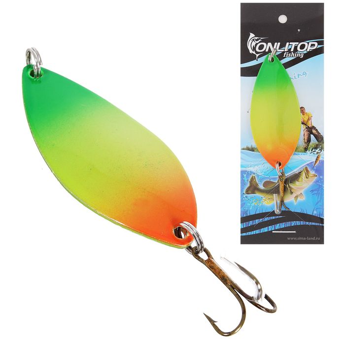 Блесна "Щучья", 18 г, цвет салатовый