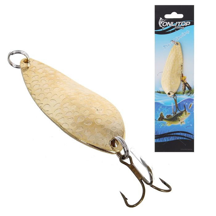 Блесна "Уральская", 24 г, цвет золото