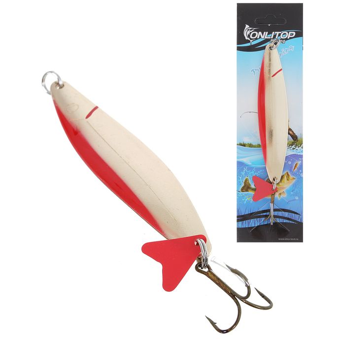 Блесна "Раненая", 32 г, цвет золото / красный