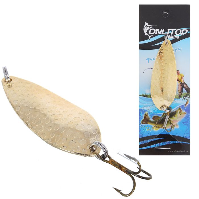 Блесна "Уральская", 14 г, цвет золото