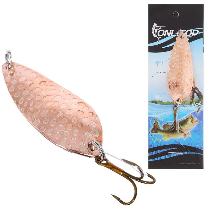 Блесна "Уральская", вес 14 г, цвет медь