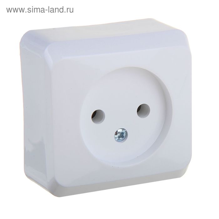 

Розетка SE "Этюд", 16 А, 250 В, накладная, без з/к, IP20, белая, PA16-001B