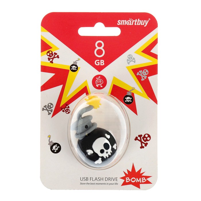 Подарочная USB-флешка Smartbuy 8Gb, "бомбочка"
