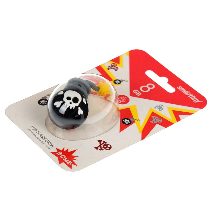 Подарочная USB-флешка Smartbuy 8Gb, "бомбочка"