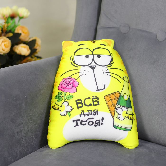 Мягкая игрушка-антистресс Котэ "Всё для тебя"