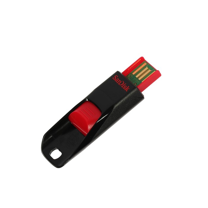 Флешка USB SanDisk 16Gb Cruzer Edge, чёрно-красная