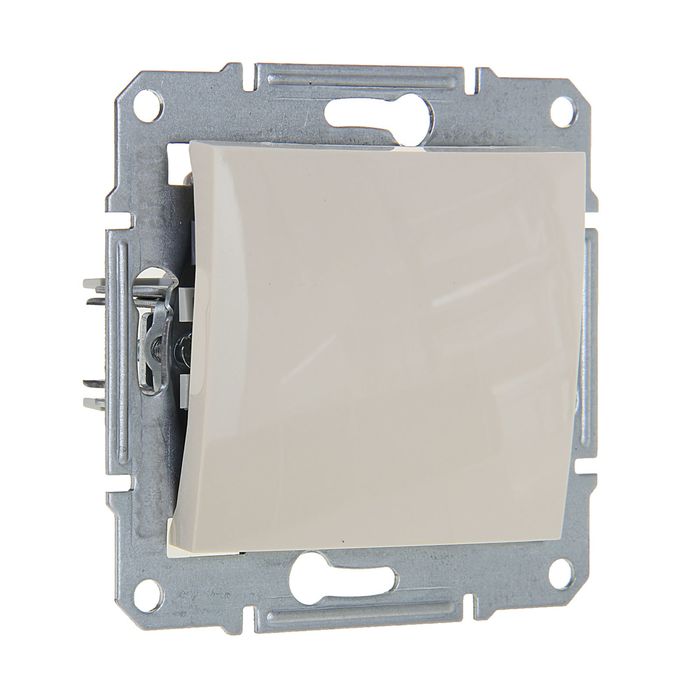 Выключатель "Sedna" SchE SDN0100147, 10 А, 1 клавиша, цвет бежевый
