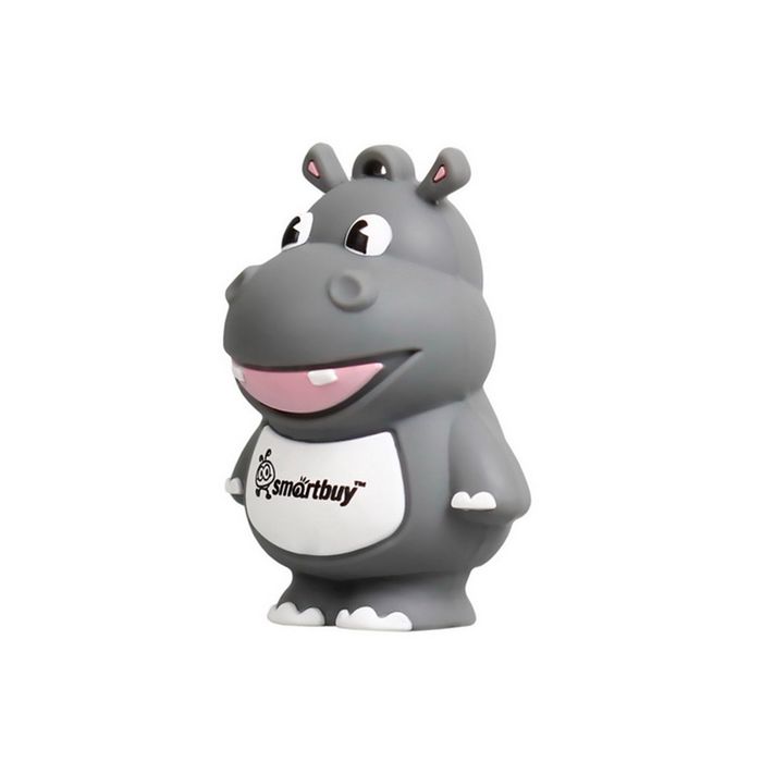Подарочная USB-флешка Smartbuy 8Gb, "бегемот"