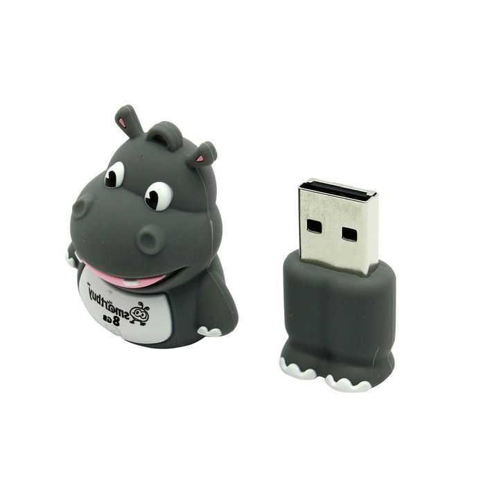 Подарочная USB-флешка Smartbuy 8Gb, "бегемот"