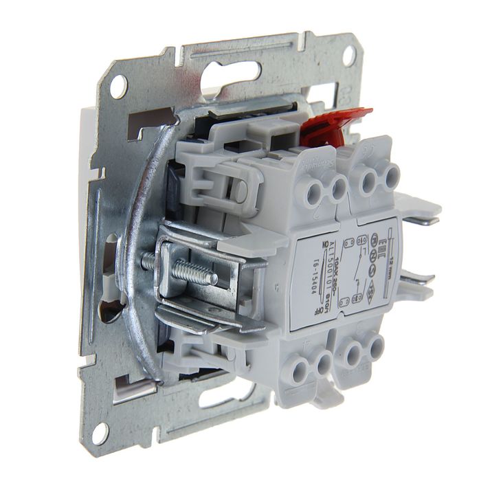 Выключатель "Sedna" SchE SDN0100121, 10 А, 1 клавиша, скрытый, белый