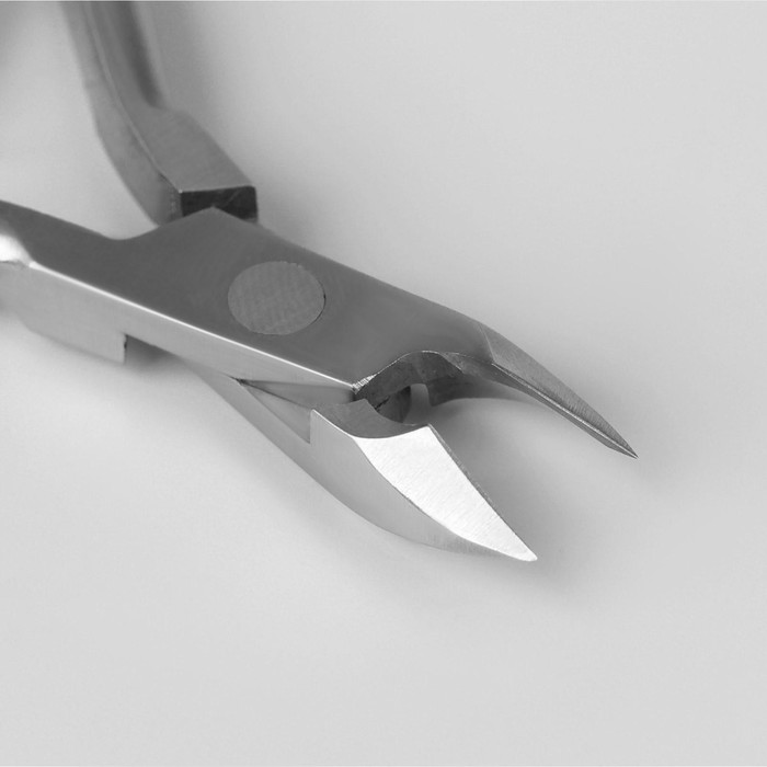 Кусачки маникюрные, для кутикулы, двойная пружина, 10см , рабочая область-9мм, цвет серебристый