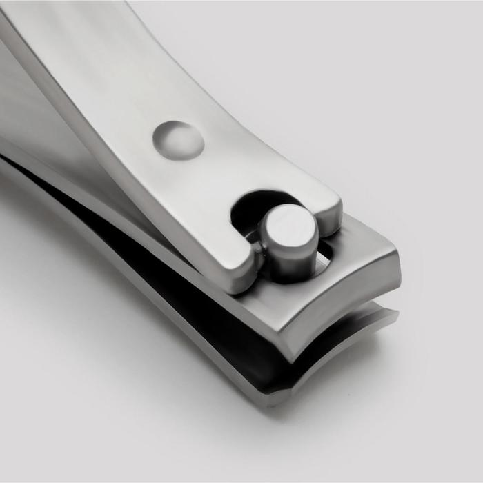 Кусачки-книпсер маникюрные, 6(±0,5)см, цвет серебристый