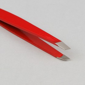 

Пинцет скошенный, широкий, 9,5 см, цвет красный, PT-357-RD