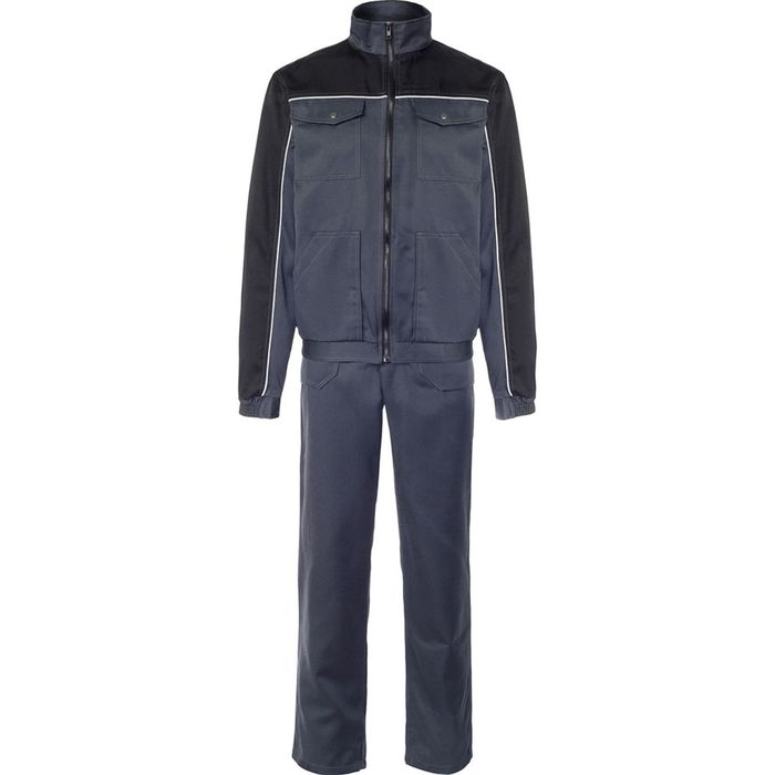 Костюм рабочий «Аватар», размер 52-54, рост 170-176 см, цвет серо-чёрный