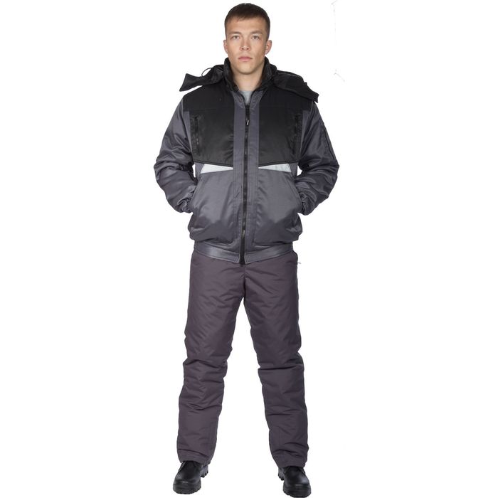 Куртка «Пилот», размер 48-50, рост 182-188 см, цвет серый