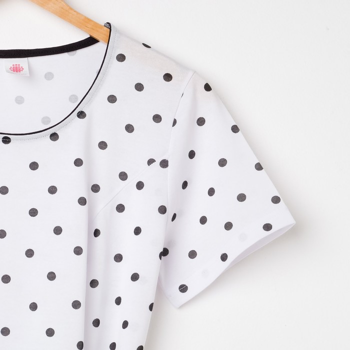 Платье женское, цвет чёрный/белый, рост 170-176 см, размер 52