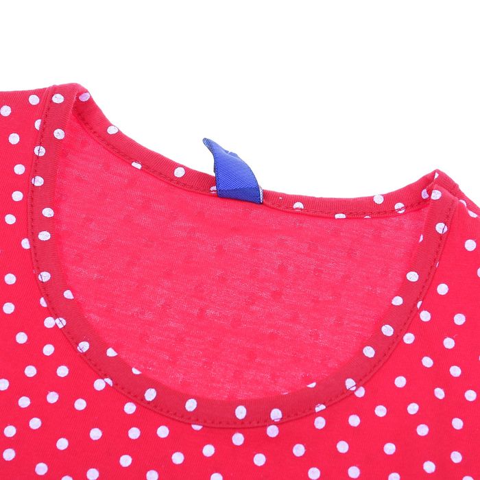 Сарафан для девочки "Горошек", рост 98-104 см (28), цвет красный