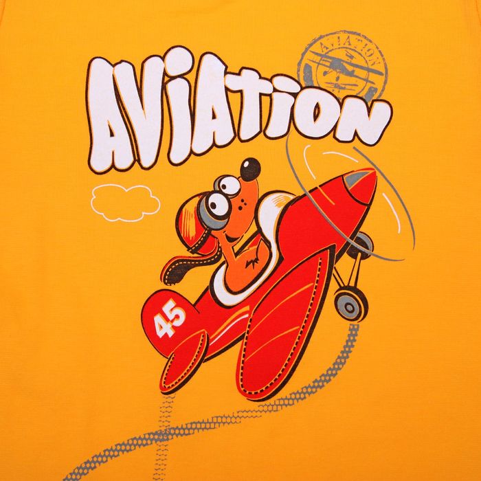 Футболка для мальчика спортивная "Шафран", рост 110-116 см (30), цвет шафран