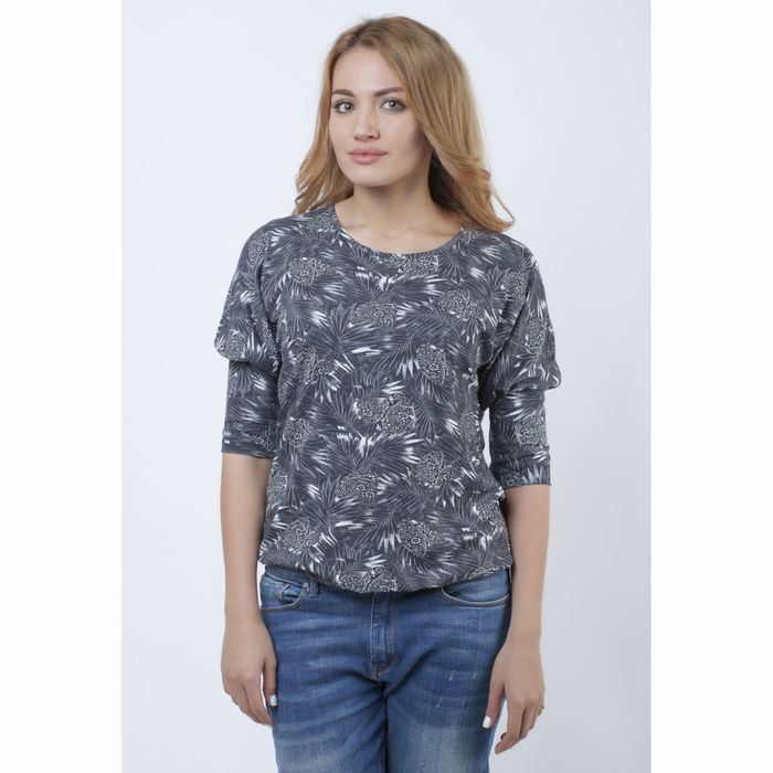 Джемпер женский "Листья из джунглей", рост 170-176 см, размерр 44