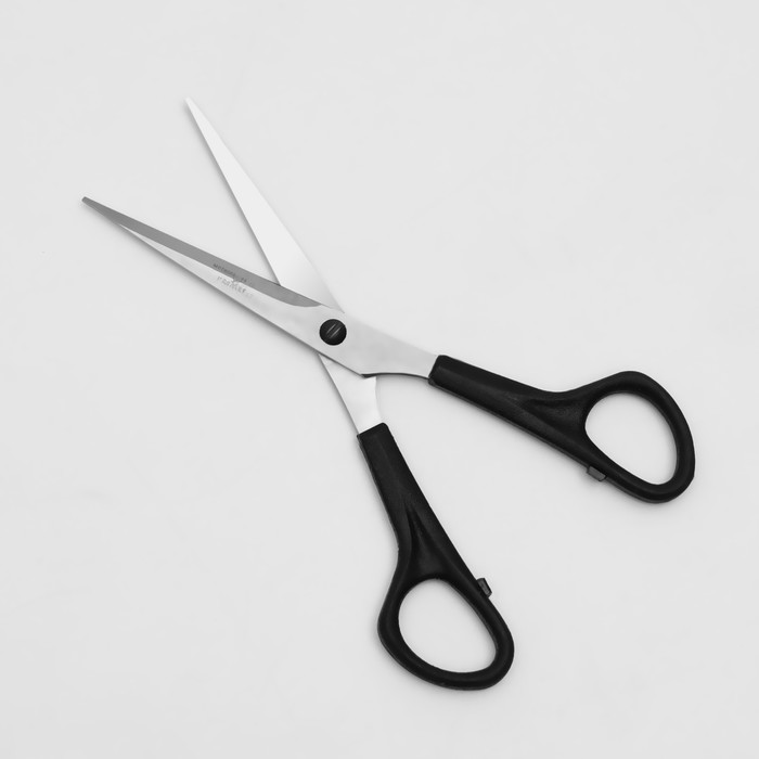 фото Ножницы парикмахерские, лезвие — 5,5 см, цвет чёрный, н-040 kramet