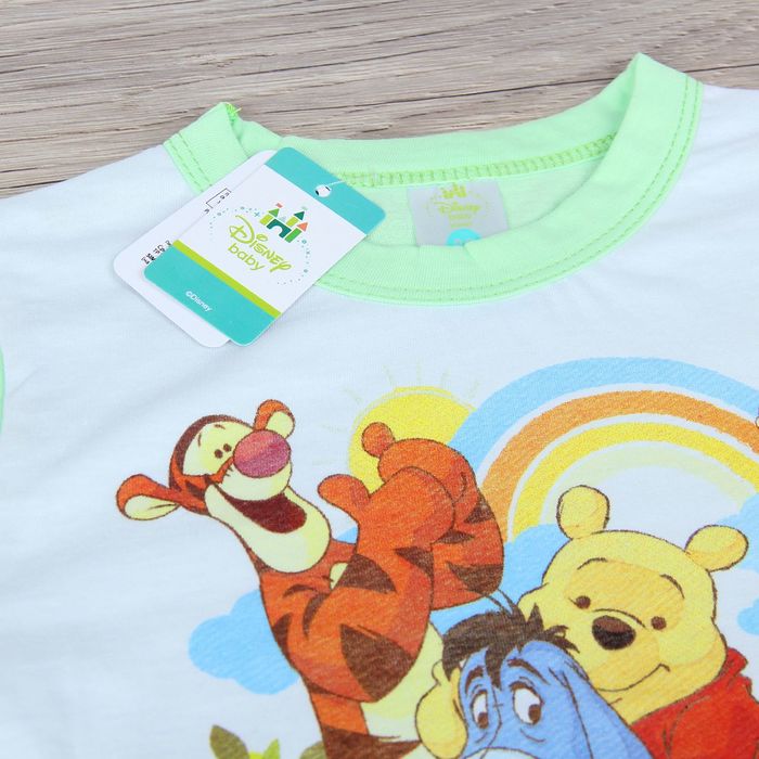 Футболка с длинным рукавом детская "Медвежонок Винни: Лучшие друзья", Дисней беби, рост 92-98 (56) см, 2 года, 100% хлопок