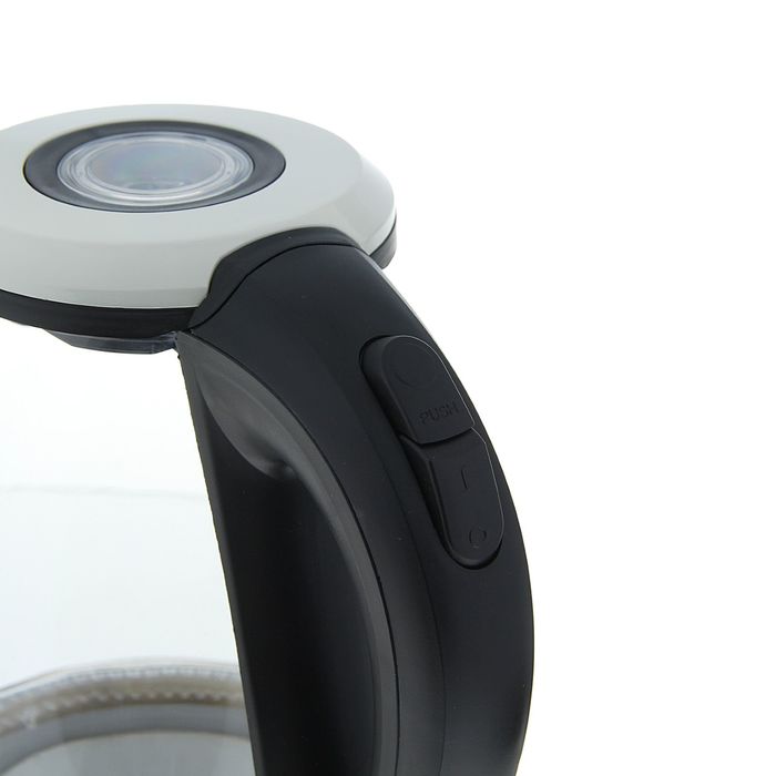 Чайник электрический Maxwell MW-1070, 1.7 л, 2200 Вт, подсветка, стекло