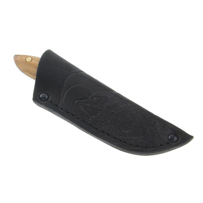 Нож нескладной "Чибис" МР-17, г.Павлово, сталь 65Х13, рукоять-орех