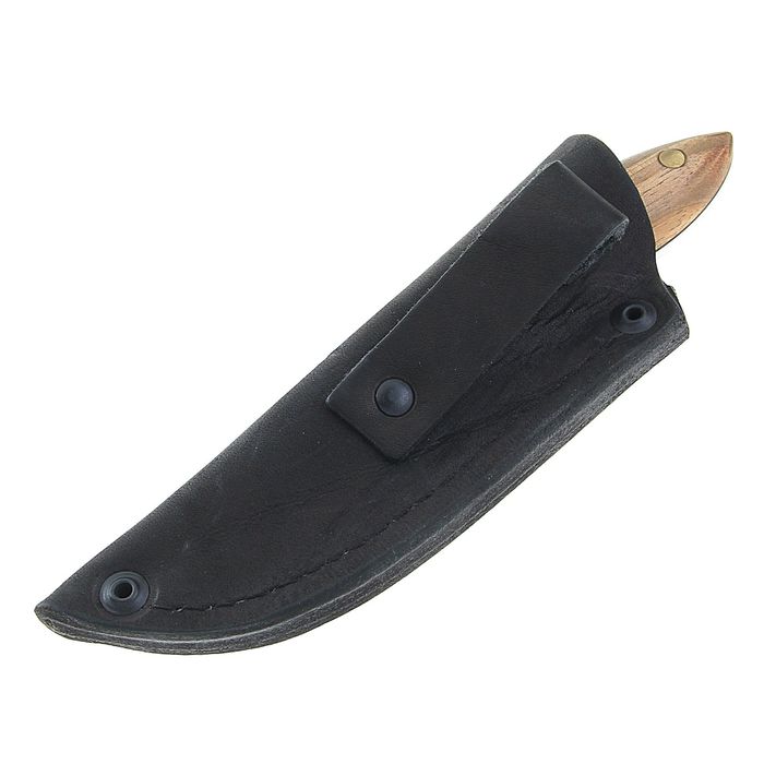 Нож нескладной "Чибис" МР-17, г.Павлово, сталь 65Х13, рукоять-орех