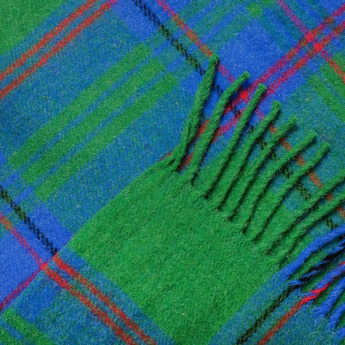 Плед Шотландия шерстяной, 100% овечья шерсть 140*200 см, цв.45