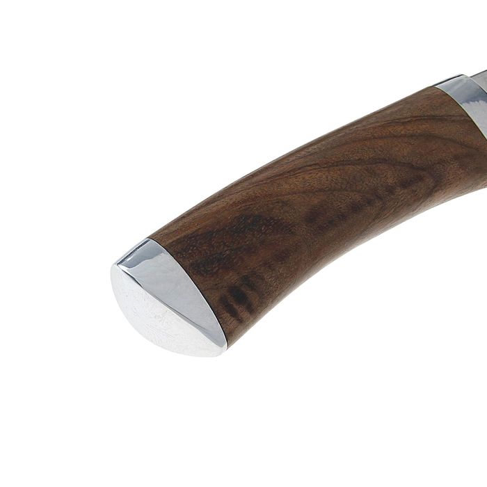 Нож нескладной "Зверь" СТ-8, г.Павлово, сталь 65Х13, рукоятка-орех