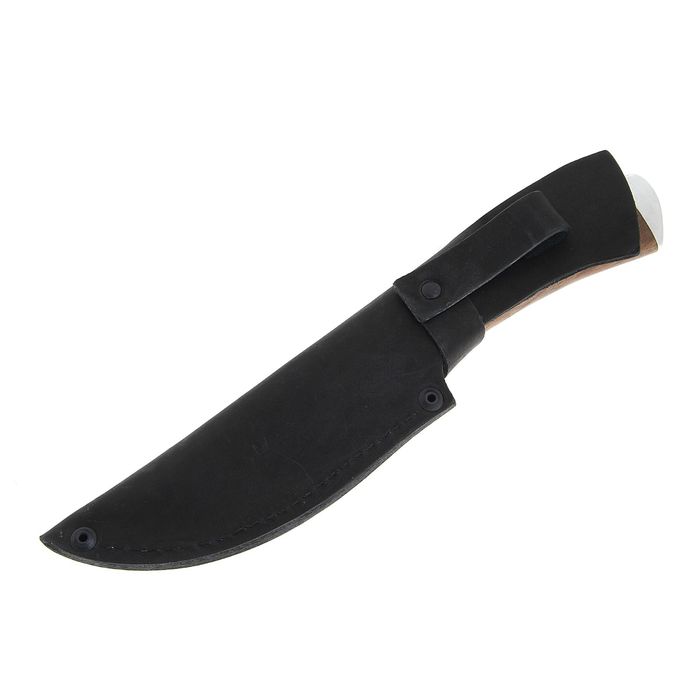 Нож нескладной "Зверь" СТ-8, г.Павлово, сталь 65Х13, рукоятка-орех