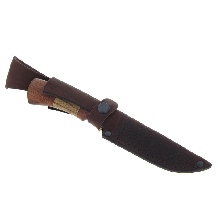 Нож нескладной "Рыбак" СТ-7, г.Павлово, дамасская сталь, рукоять-ЦПД+1 литье