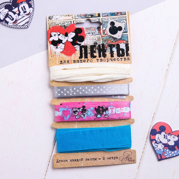 Набор декоративных лент "Ты + я", Микки Маус и друзья, 2м