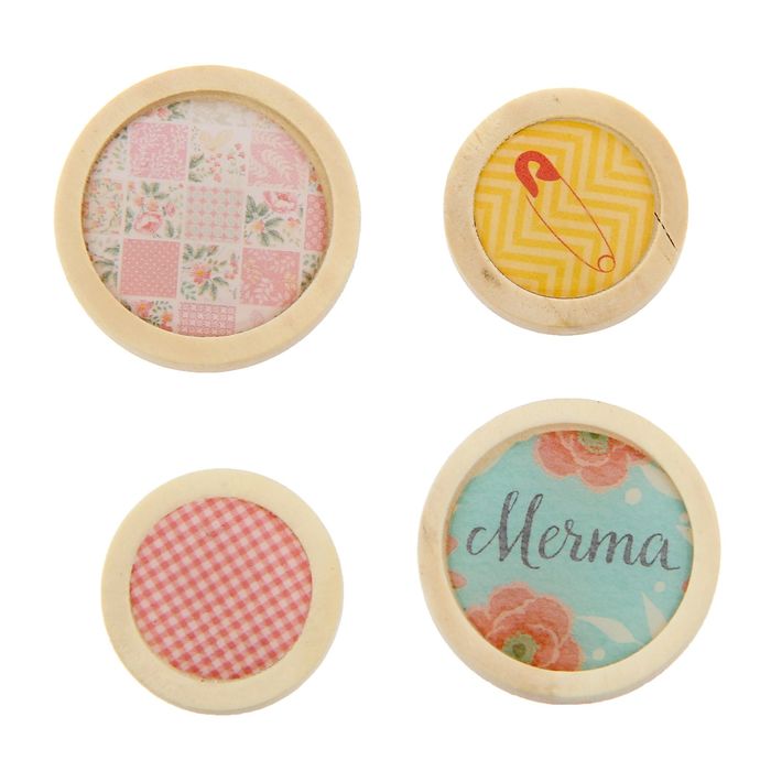 Декор для скрапбукинга "Пэчворк", 6 х 10 см