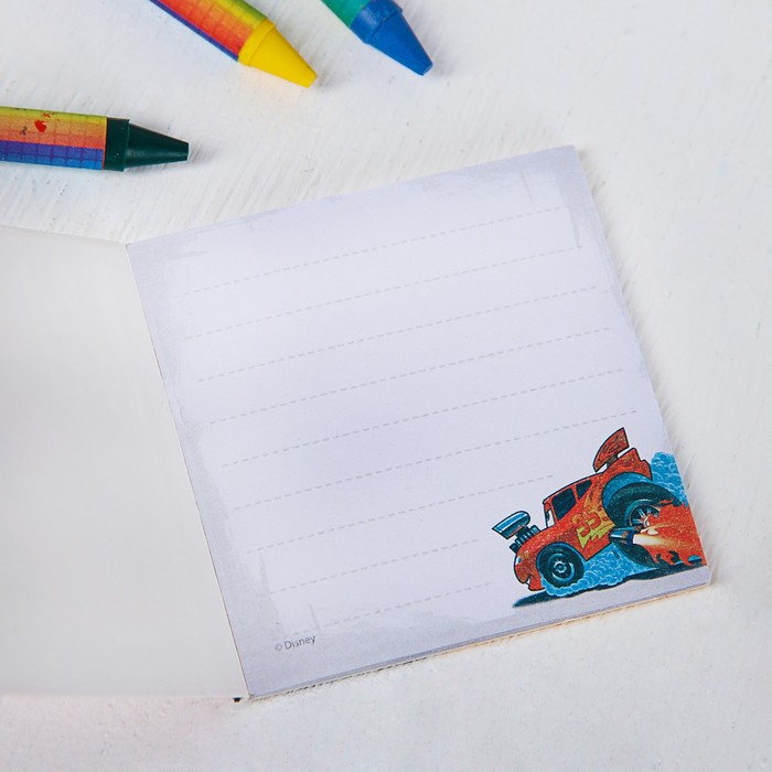 Блокнот в открытке "Ты круче всех!", Тачки, 20 листов