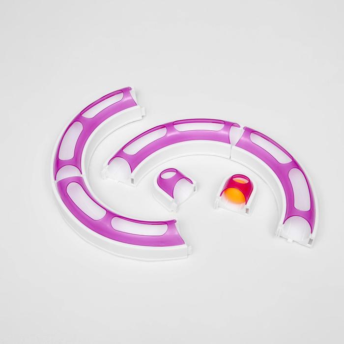 Игрушка для кошек 2 в 1 "Круг и волна" с шариком