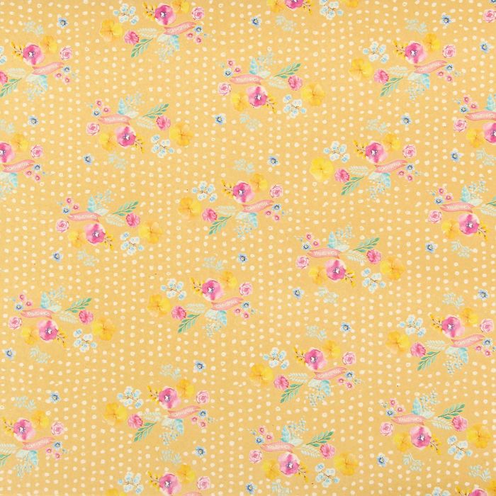 Бумага упаковочная крафтовая «Улыбнись!», 50 × 70 см