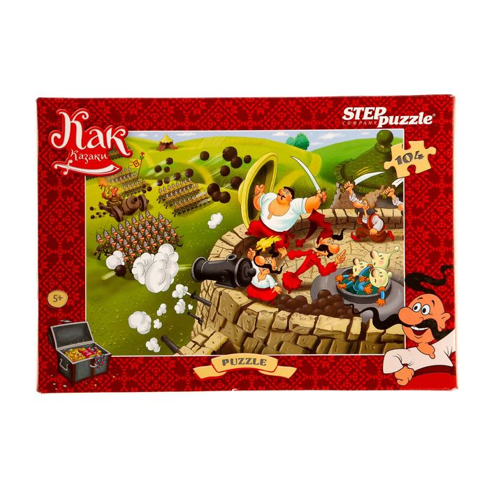 Пазлы "Как казаки...", 104 элемента