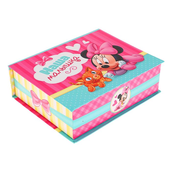 Набор для новорожденных в коробке-шкатулке "Наша малышка", Дисней Бейби Минни Маус