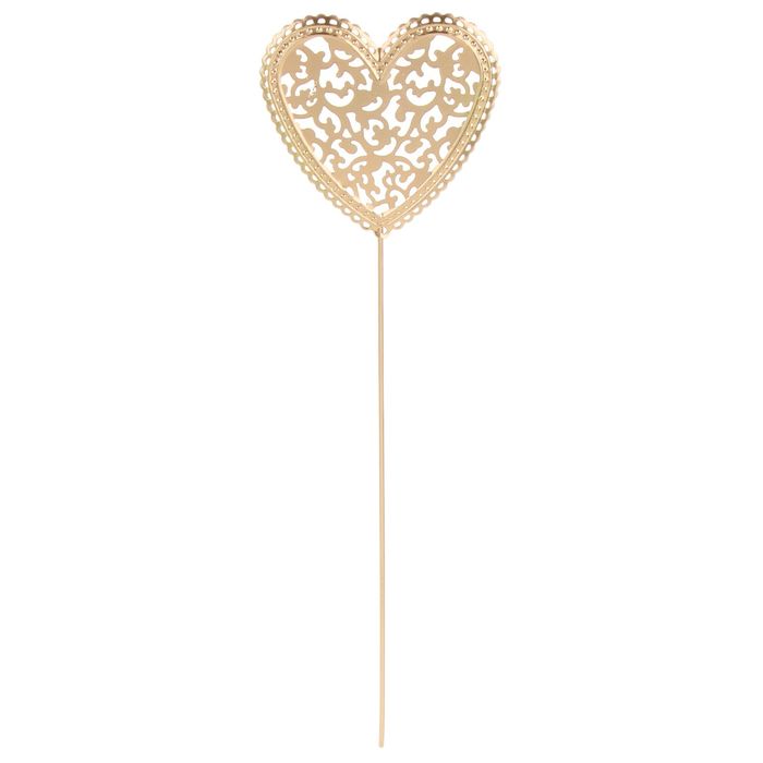 Декоративный штекер для комнатных растений "Сердце"