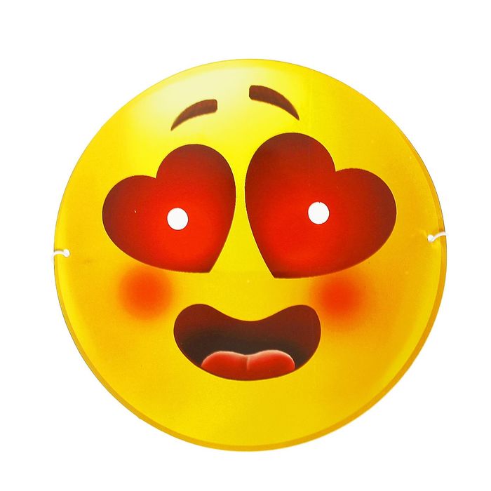 Маска-смайл "Влюбленный"