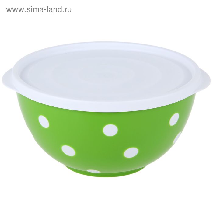 

Салатник с крышкой Marusya, 1,4 л, цвет салатовый