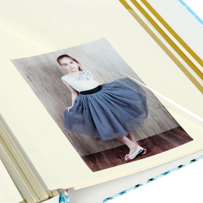 Фотоальбом магнитный 20 листов "Цветочки в горшочке" в коробке МИКС