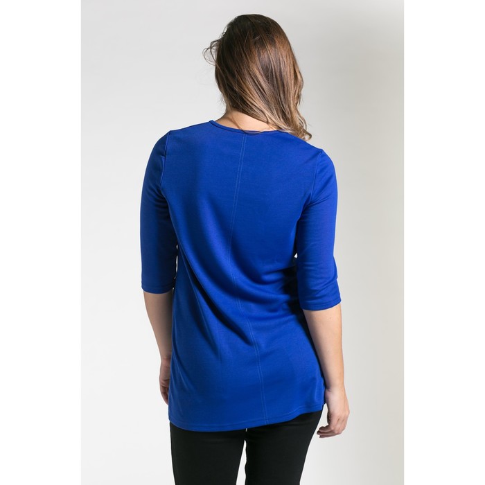 Туника женская, размер 50, рост 164 см, цвет тёмно-синий/бирюза (арт. 4609 С+)